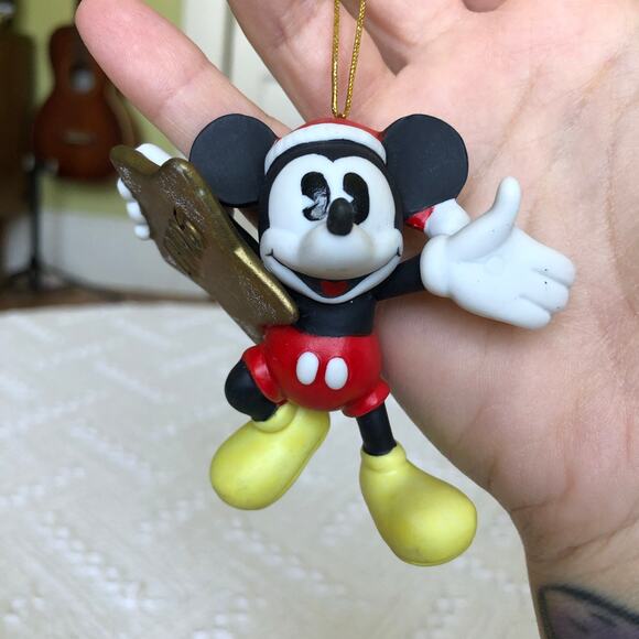 Enesco Disney Mickey Mouse 'Mickey on Star' 1996 Christmas Ornament Collectible - Picture 2 of 8